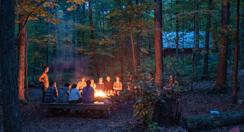 teens learn backpacking skills in baltimore 